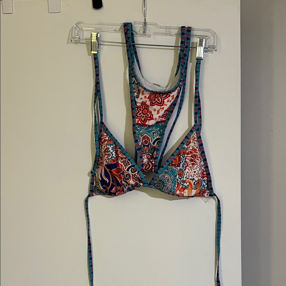 Colorful Patterned Bikini Set